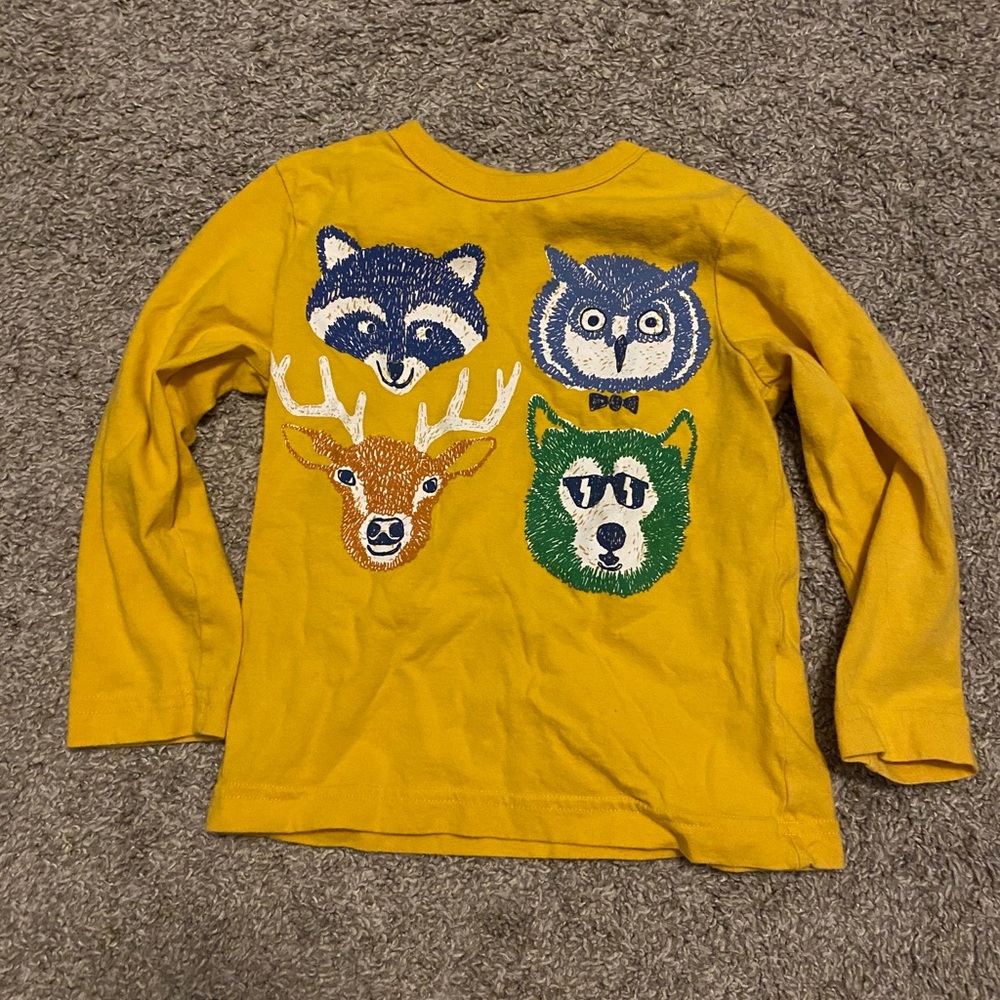 Baby Gap Woodland animals long sleeve tee